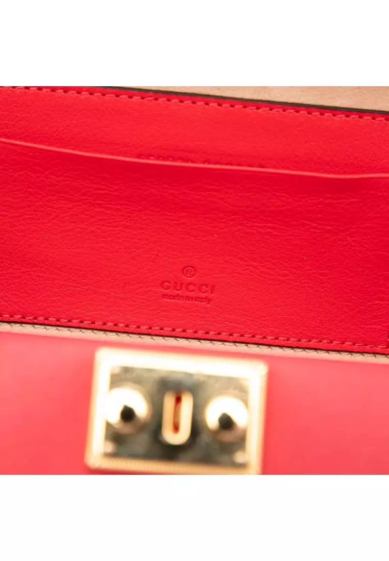 Pre-Loved Gucci Calfskin Interlocking G Crossbody