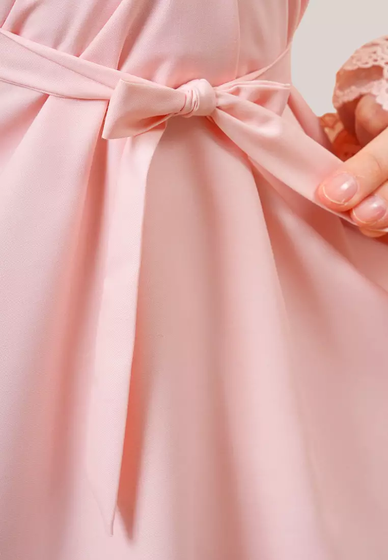 Siti Khadijah Telekung Modish Sakeena in Crystal Pink