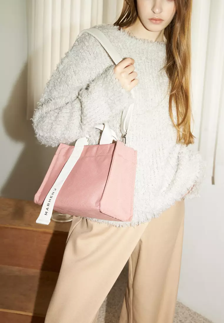 RICO MINI COMFORT Canvas Crossbody Bag Indi Pink