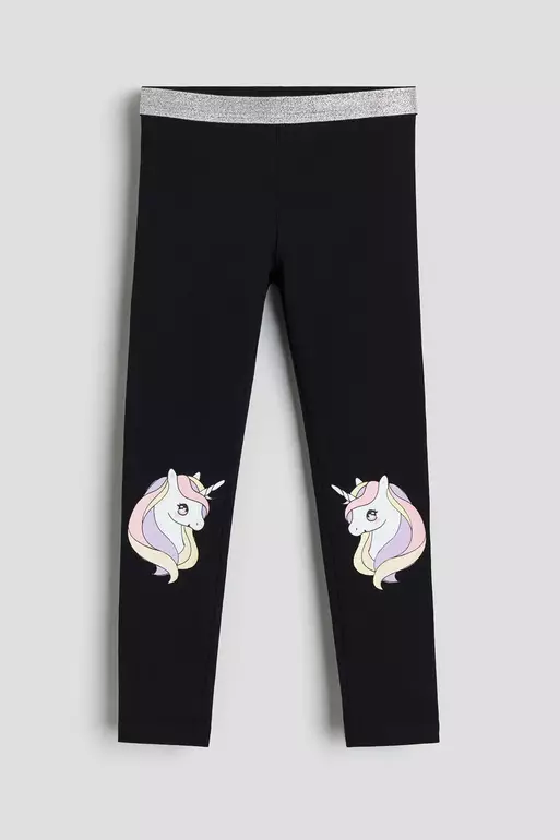 Printed jersey leggings