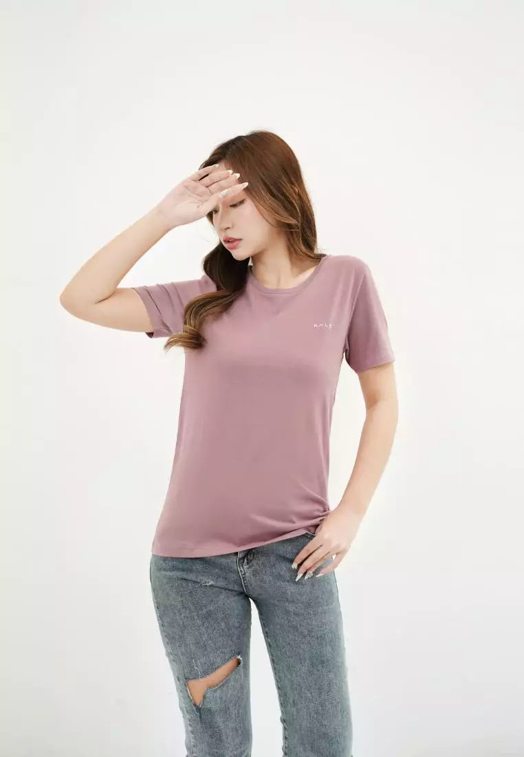 Kale Alice Dusty Violet / Kaos Lengan Pendek Wanita Premium