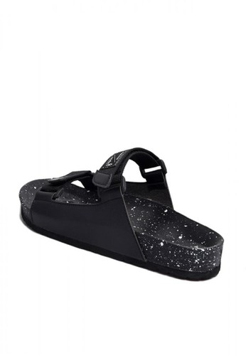 Jual Footstep footwear Billy Black Sandal  Pria  Original 
