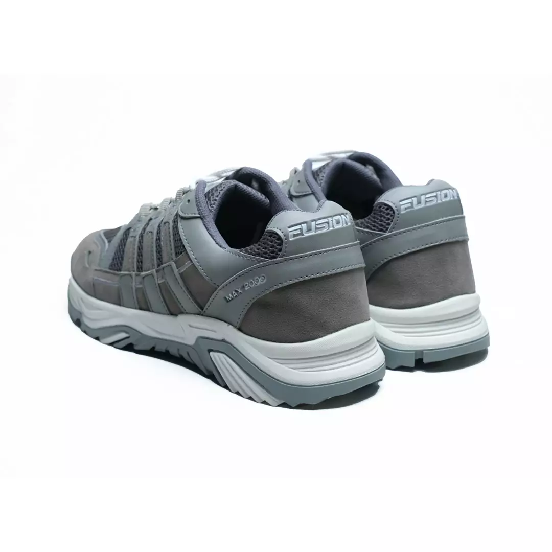 judul Footstep Footwear Sepatu Pria Sneakers Fusion Max 2000 Grey Original Shoes: