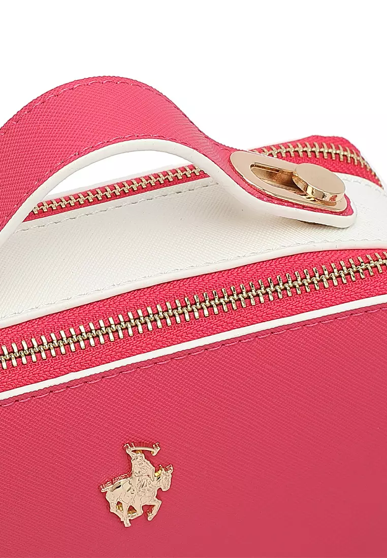 Women's Sling Bag / Crossbody Bag - Fuschia