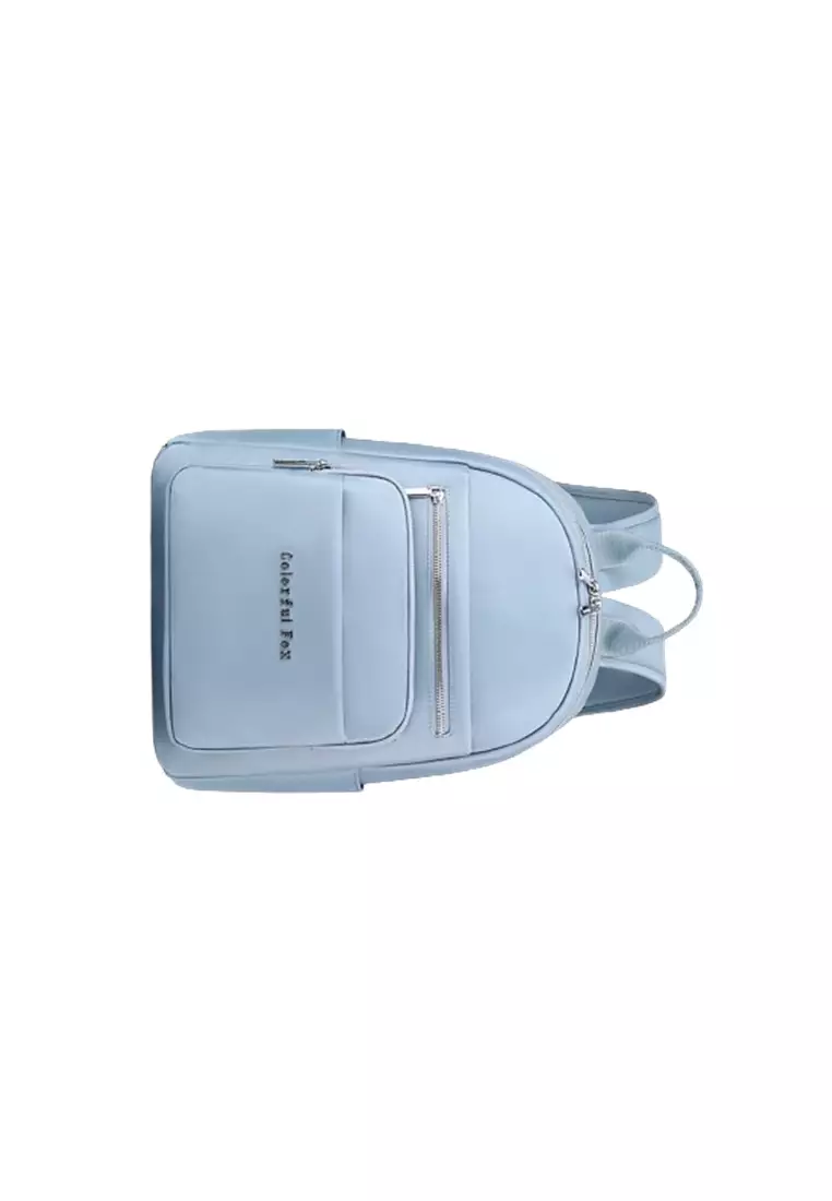 Tas Ransel Wanita Backpack Wanita Remaja Tas Bahan Anti Air BAEOS ORIGINAL - Light Blue