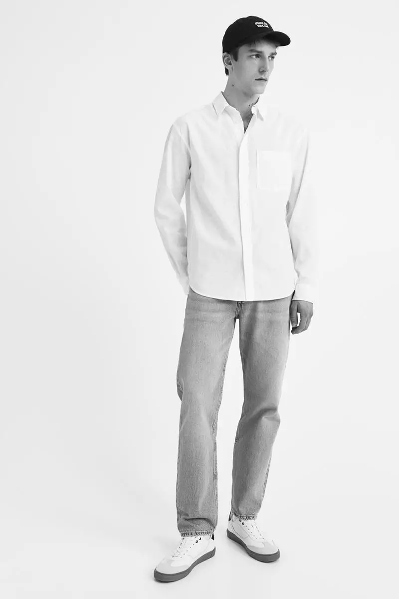 Buy H&M Relaxed Fit Linen-blend shirt 2024 Online | ZALORA Philippines