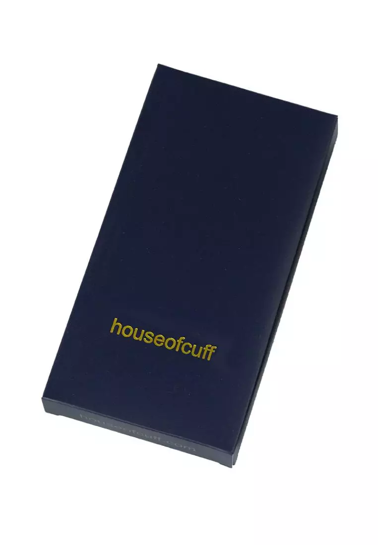 Houseofcuff Dasi Wine Dark Maroon Listed Neck Tie