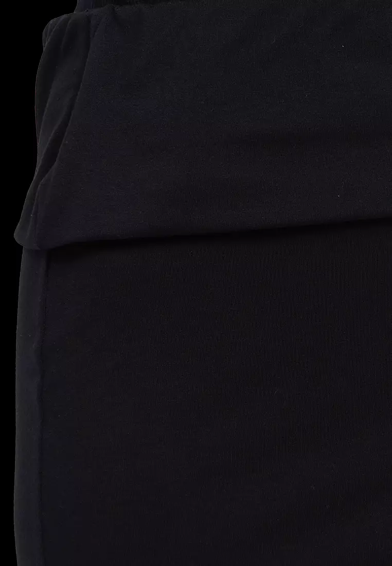 Fold Over Midi Skirt