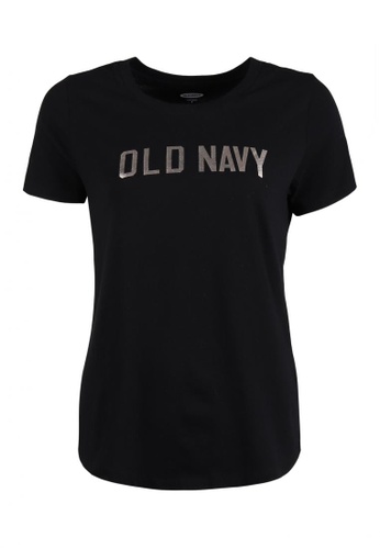 Shop Old Navy Everywear Logo Graphic Curved Hem Tee For Women Online On Zalora Philippines