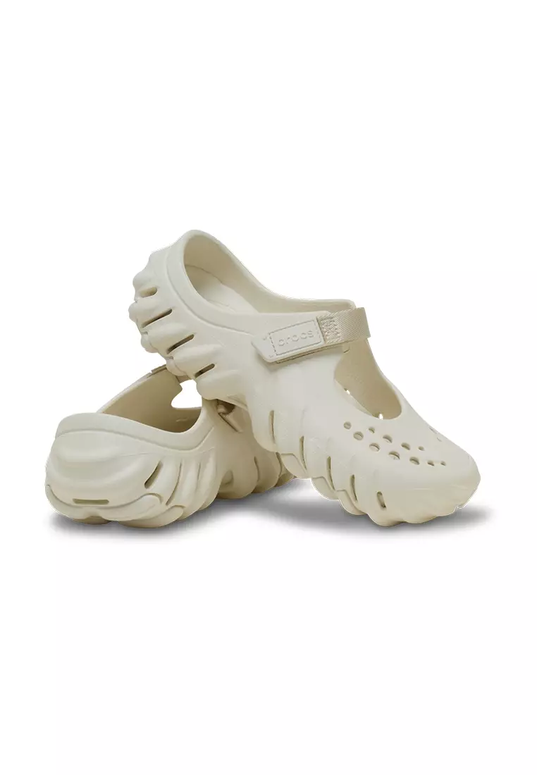 Crocs Women Echo Mary Jane Clog - Summit White