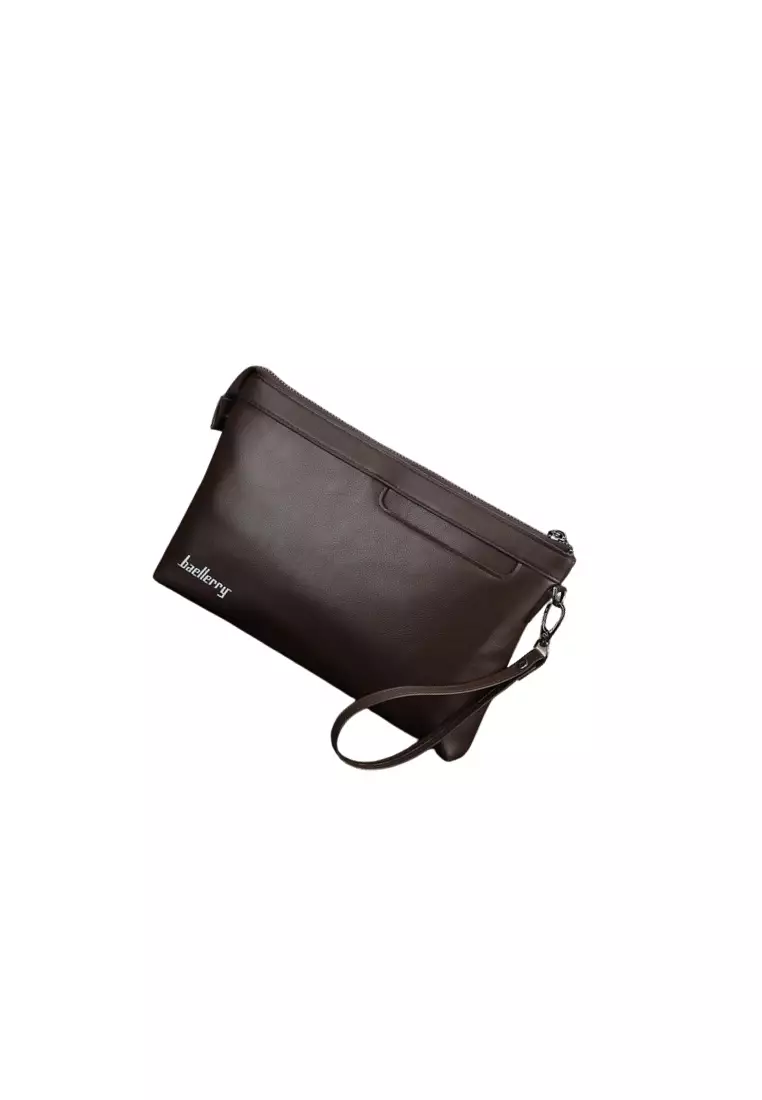 Dompet Clutch Pria Wanita Bahan Kulit PU Leather Premium BAEOS