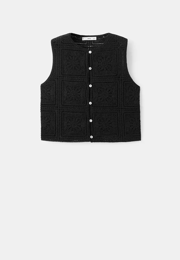 Crochet Top With Buttons