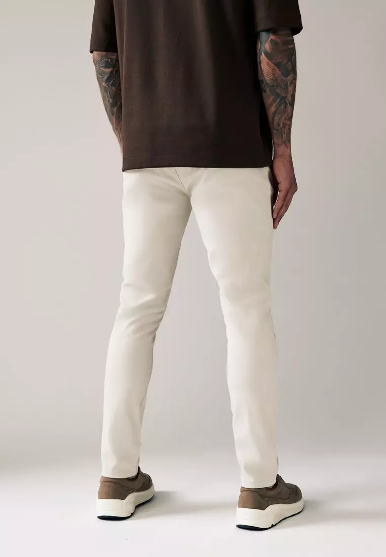 Skinny Fit Stretch Chino Trousers