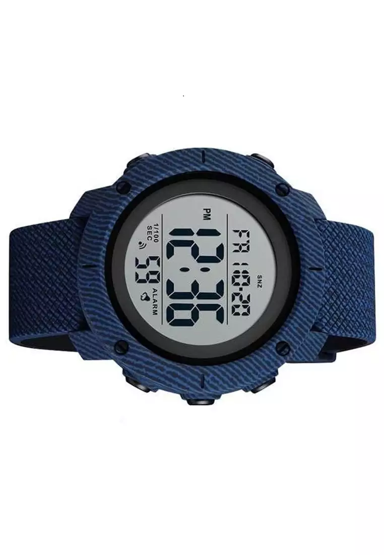 Jam Tangan Sporty Digital Pria Waterproof Strap Tali Material Silicone BH56 ORIGINAL