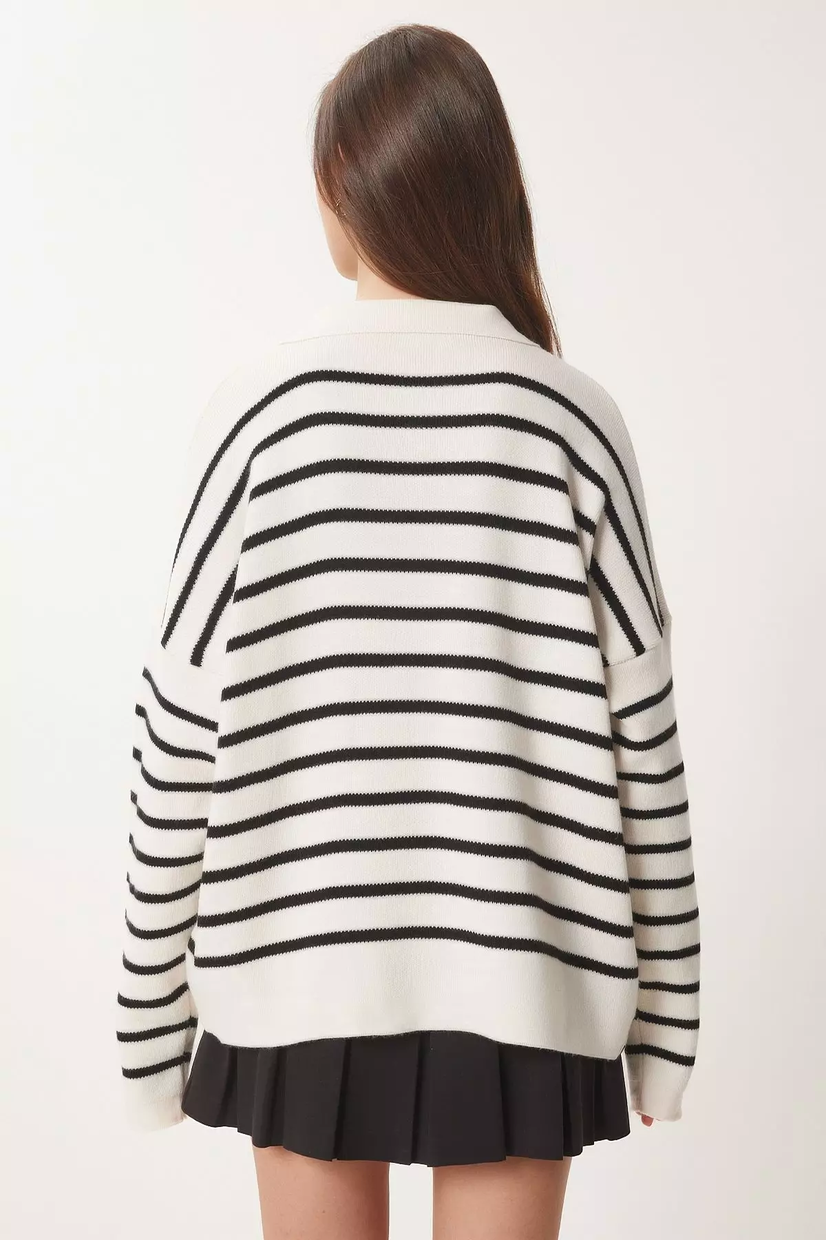 Polo Collar Knitwear Sweater