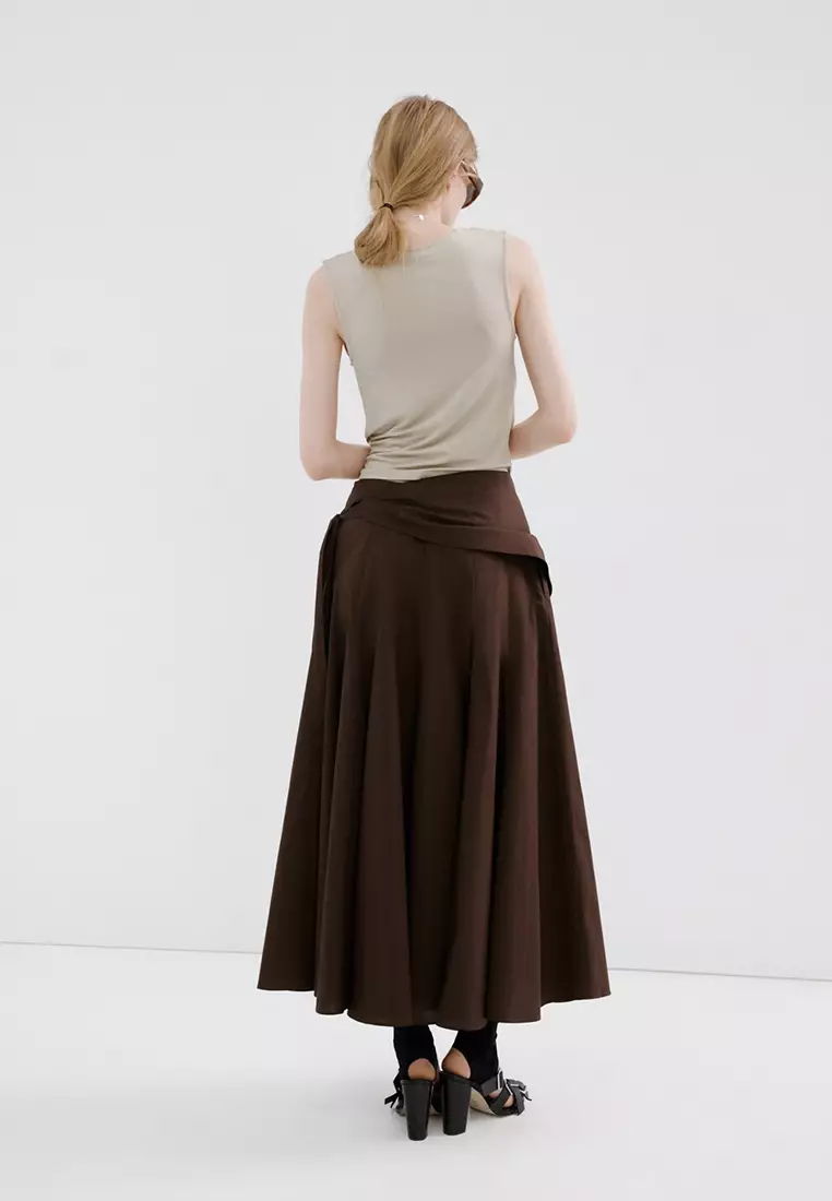 Draped Fitted Top
