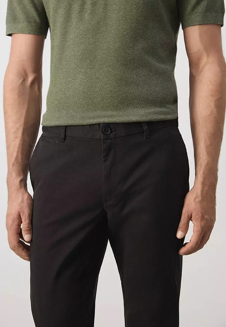 Prato Cropped Tapered Chino Trousers