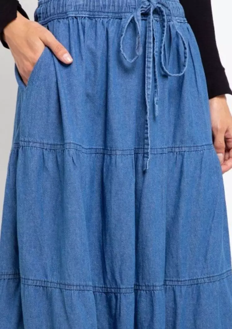 Long Skirt Denim Aurora