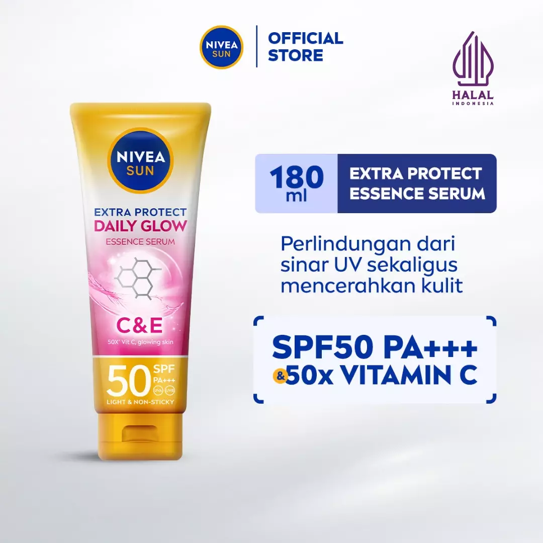 NIVEA SUN Extra Protect Daily Glow SPF50 180ml