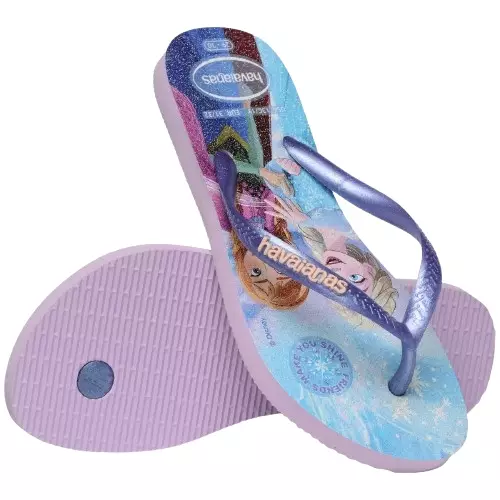 Havaianas 0397 Kids Slim Princess Purple Fantasy - Sandal Anak