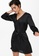 JACQUELINE DE YONG black Fifi 7/8 Short Dress F1802AAFE00B54GS_3