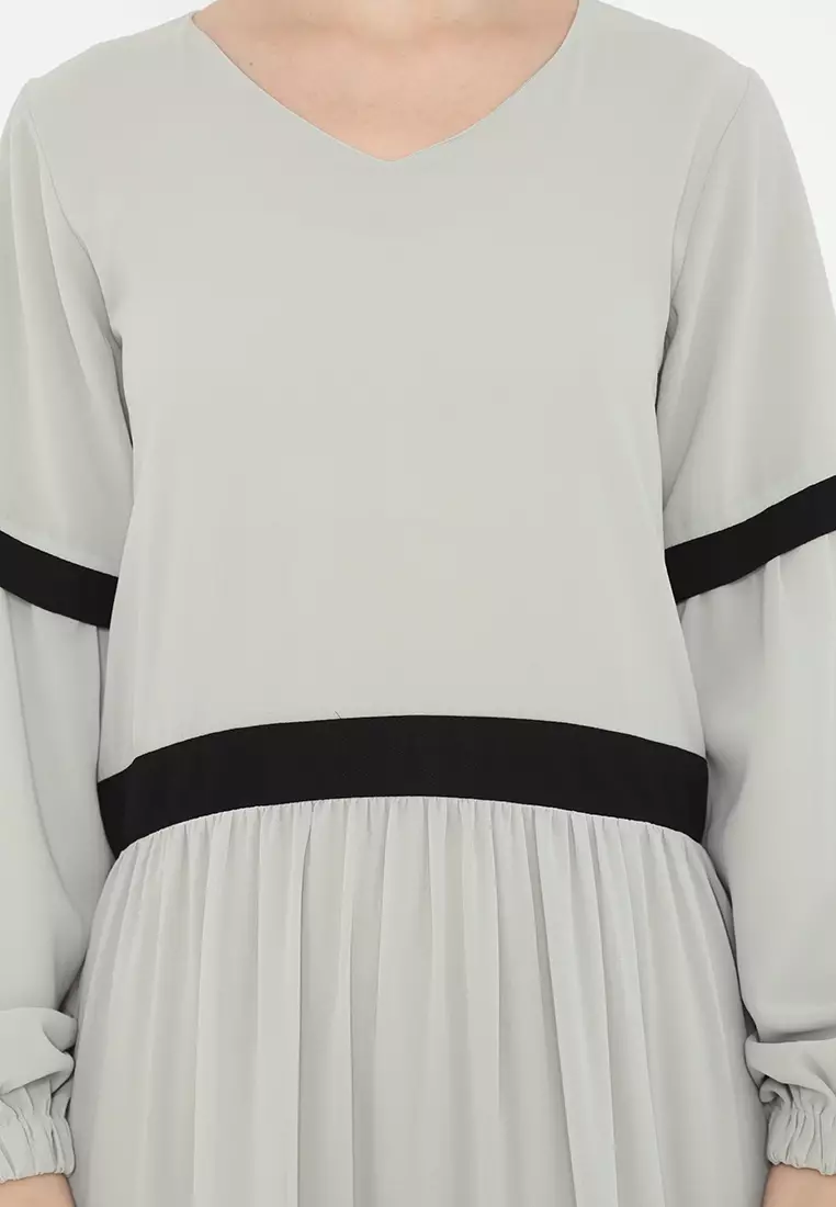 Belvina Dress Light Grey
