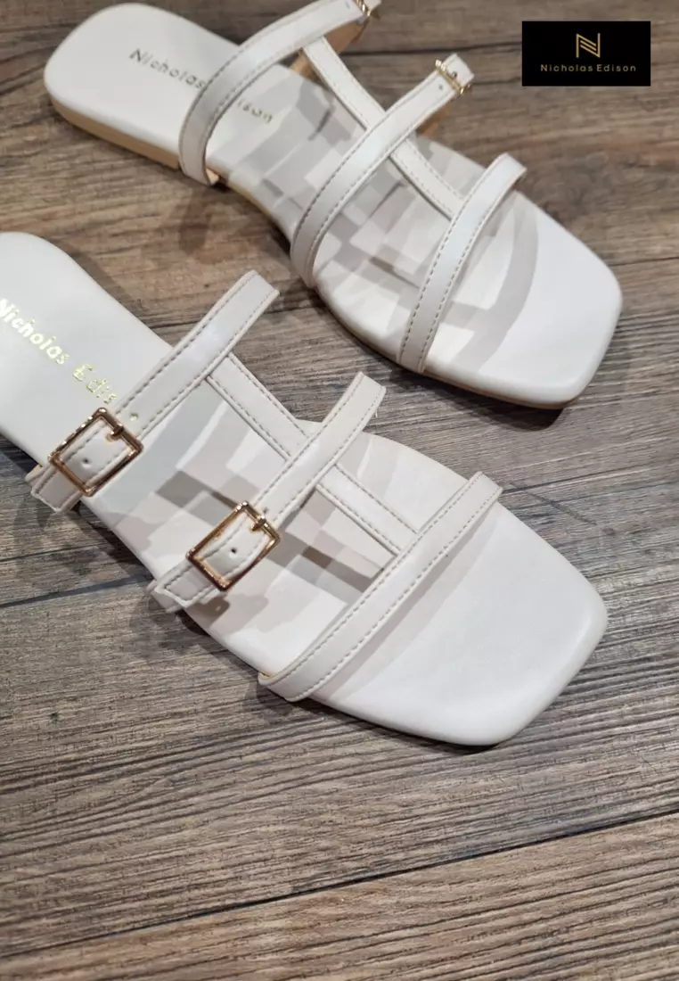 Nicholas Edison Sandal Hope Cream