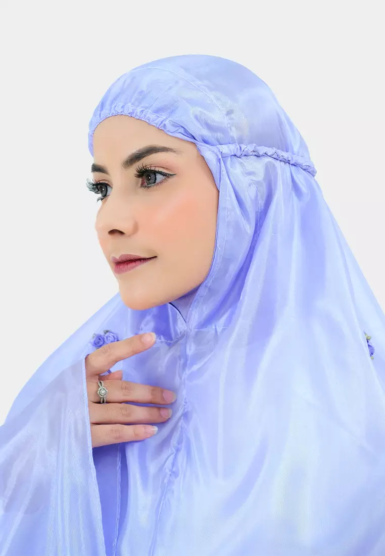 Cotton Bee - Mukena Traveling Syamma Sulam Pouch Mika Prayer Set