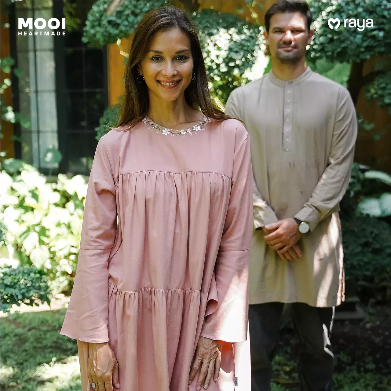 Mooi Tunik Wanita Atasan Wanita Jeehan Tunik - Clary Sage