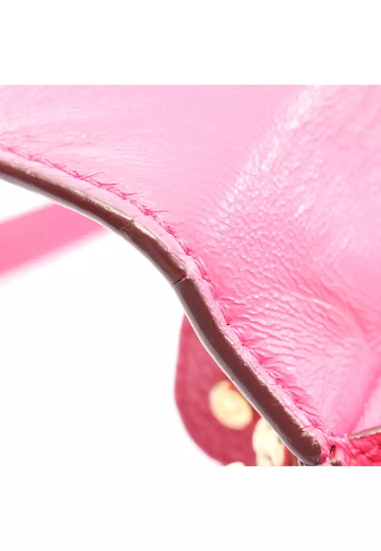 Pre-Loved Salvatore Ferragamo Sofia Gancini 2WAY Handbag leather pink