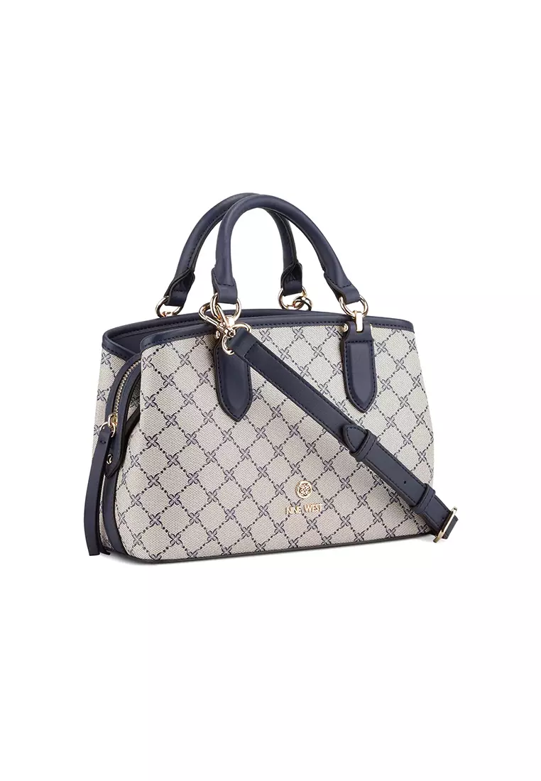 Saoirse Small Satchel Navy Logo