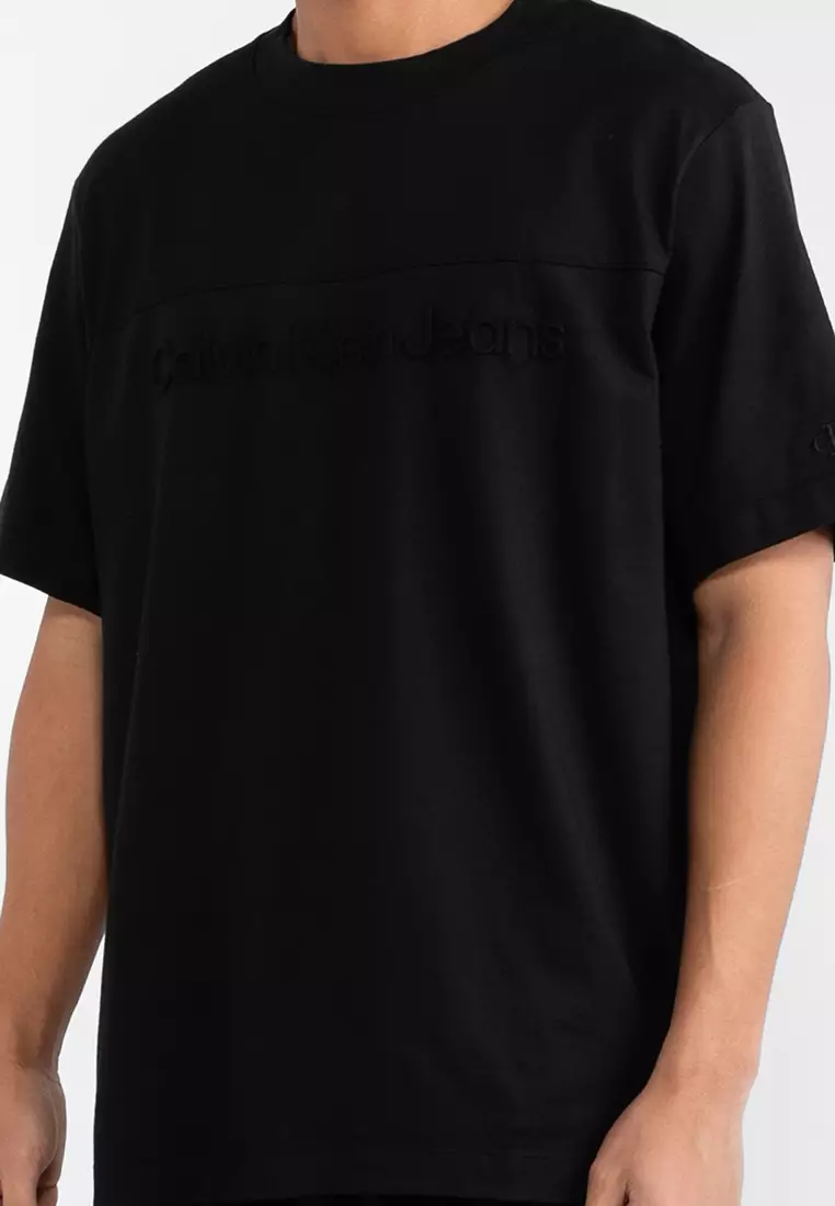 Buy Calvin Klein Institutional Embossed T-shirt - Calvin Klein