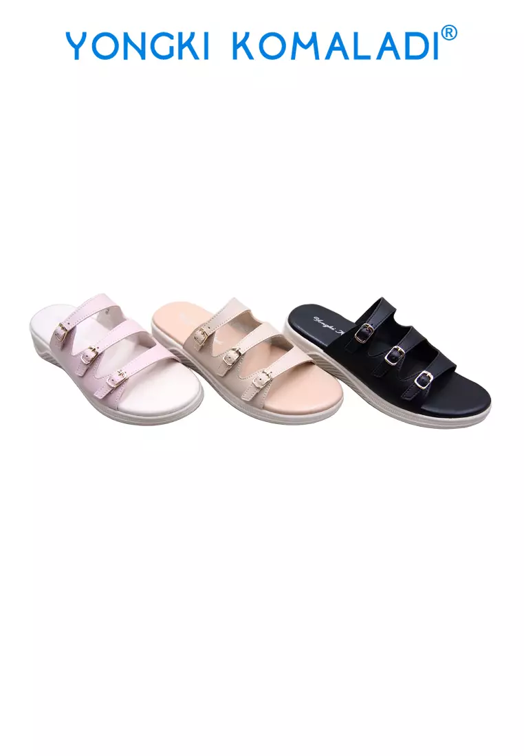 YONGKI KOMALADI DAPHNE SANDAL OL-DYT4703-25 HITAM