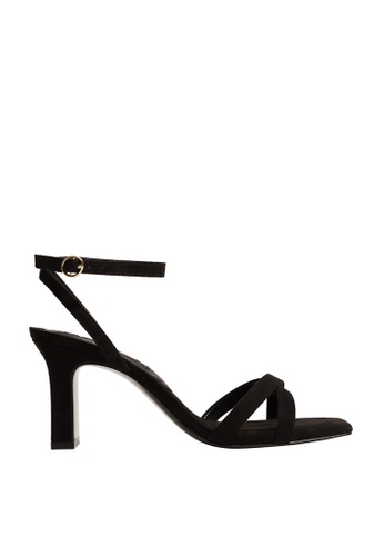 Mango strappy heeled sandals clearance