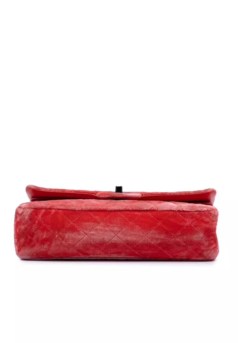 Pre-Loved Chanel Medium Classic Velvet Double Flap