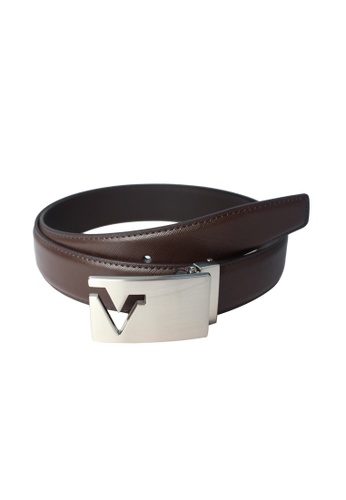 Valentino Rudy brown Valentino Rudy Plate Buckle Leather Belt 4B181AC1D05171GS_1