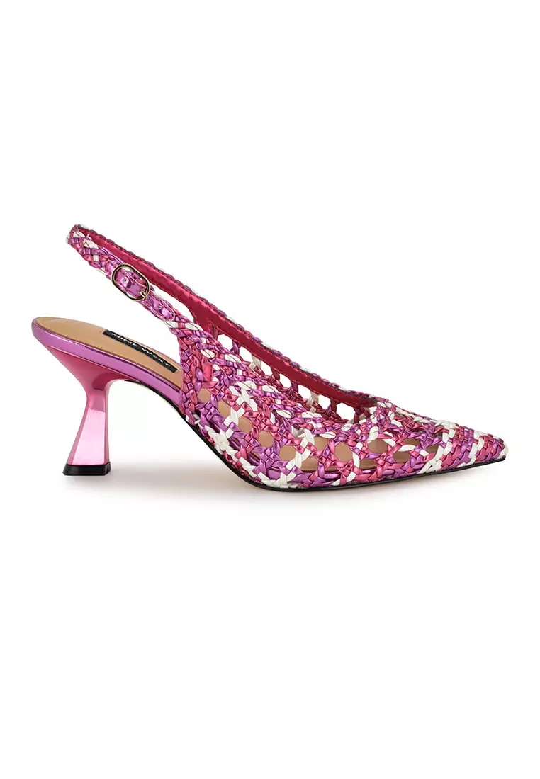 Discount on Nine West  shoes - SKU: Madalene2 Closed Dress Sandal Pink-1