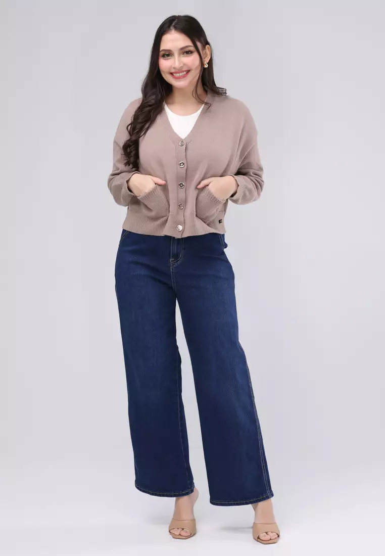 Knitted Long Sleeves Cardigan