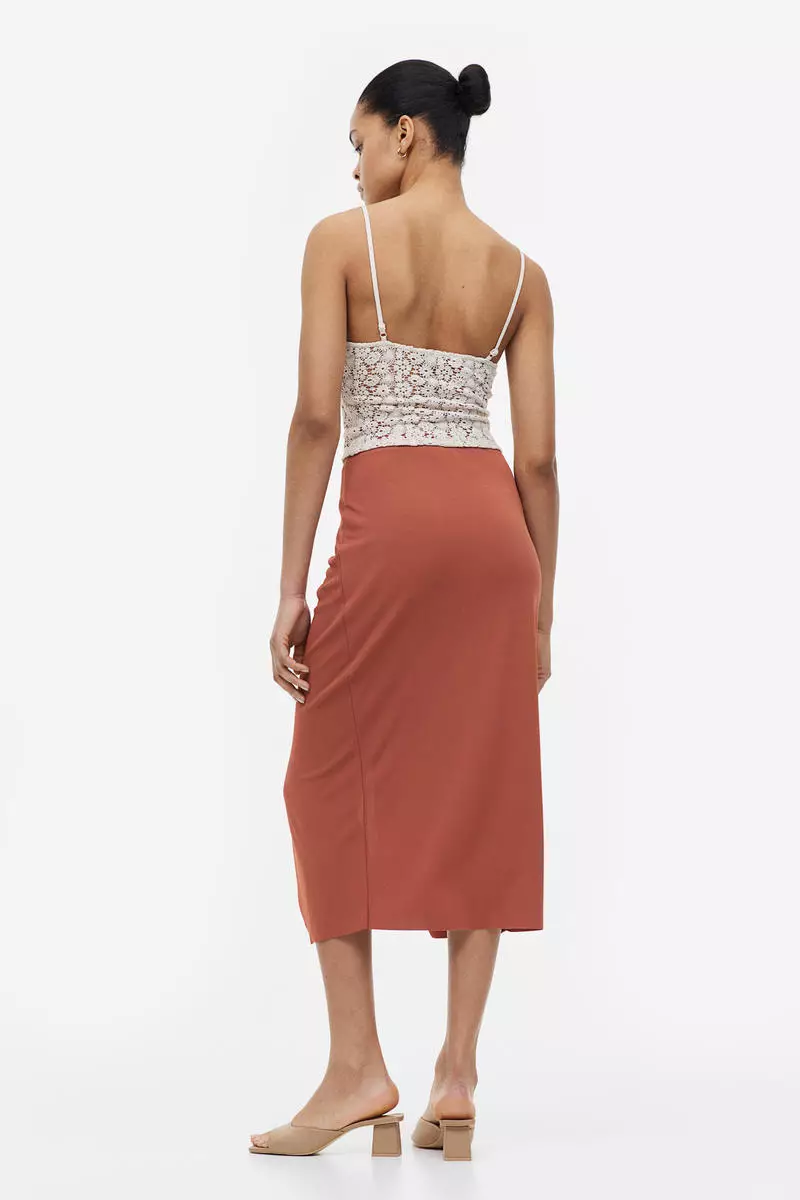 Buy H&M Gussetpanel jersey skirt 2024 Online ZALORA Philippines