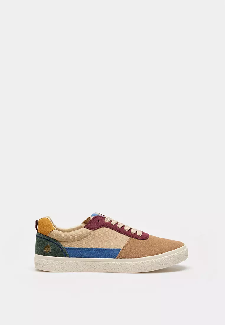 Discount on Springfield  shoes - SKU: Paneled Casual Sneaker