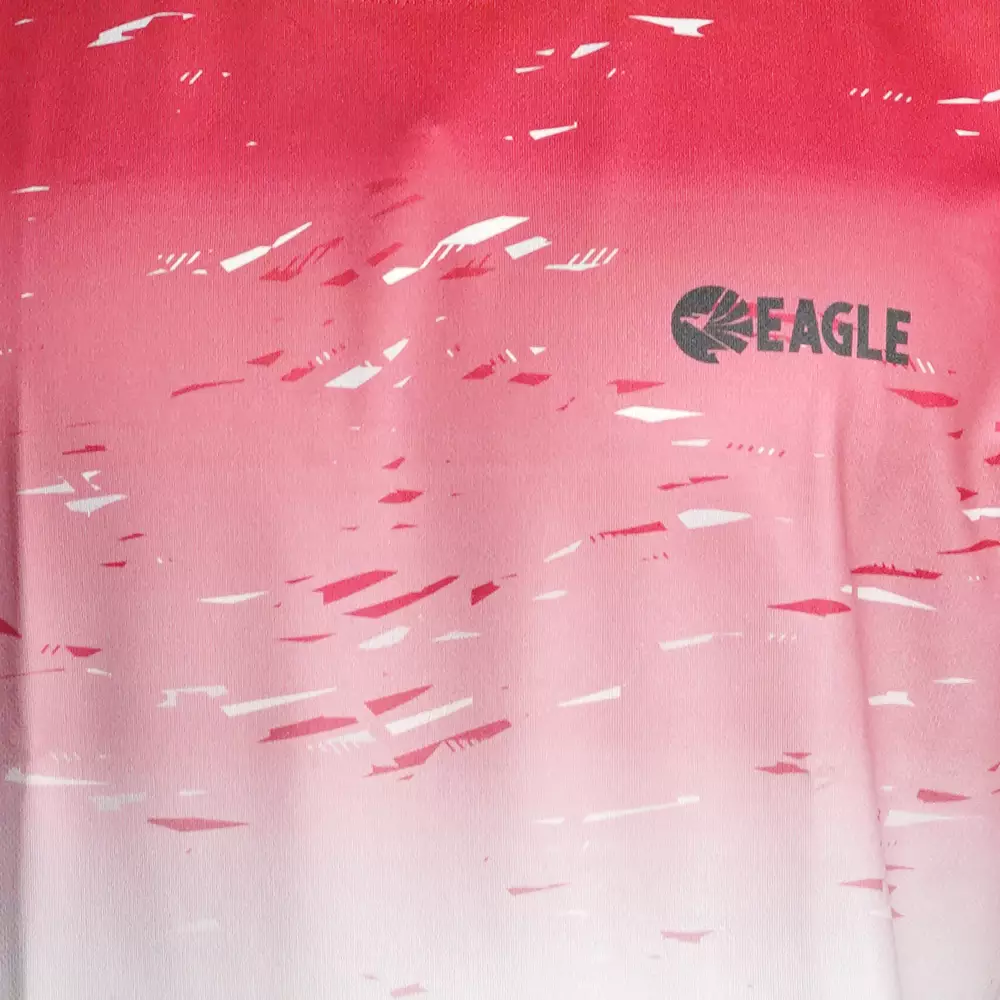 Eagle T Shirt Badminton Jersey Gradient - MERAH/PUTIH
