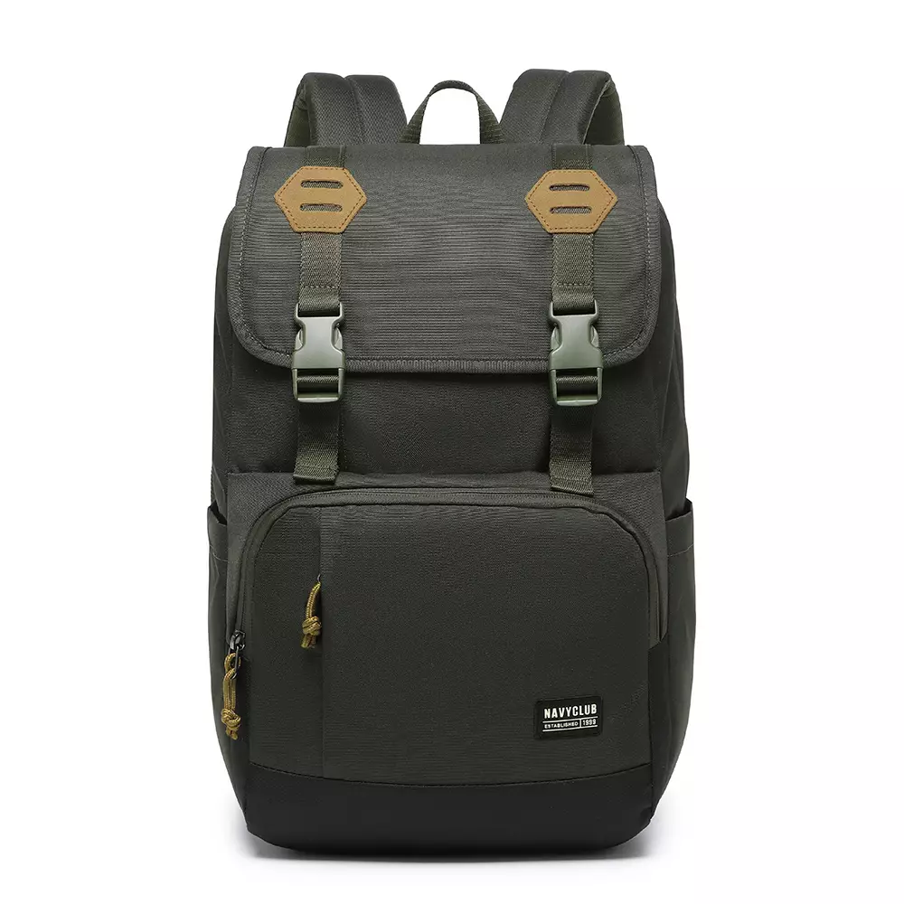 Navy Club Tas Ransel Laptop Kasual FJH - Backpack Daypack Up to 14 inch Tas Pria Wanita