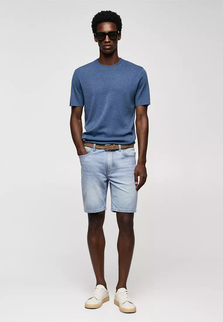 Mango shorts denim store