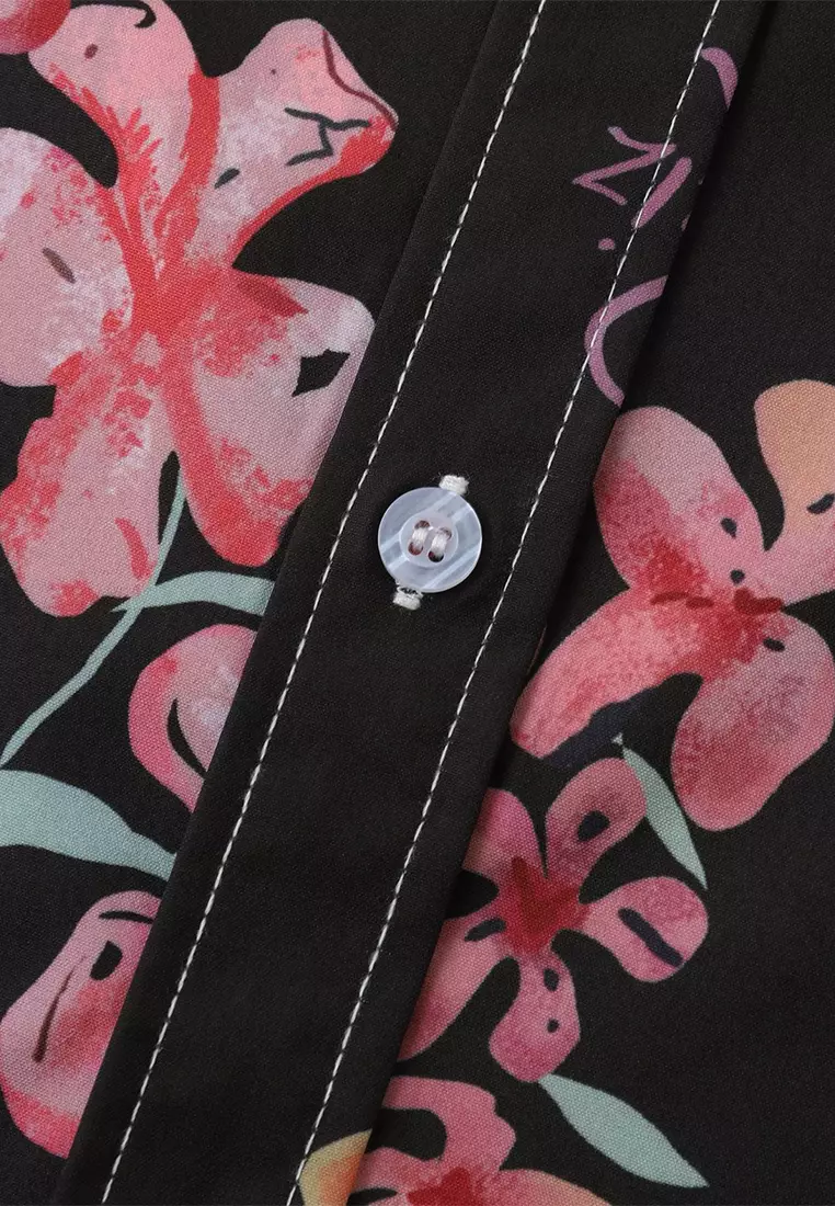 Hawaiian Print Short Sleeve Shirt YL-C315