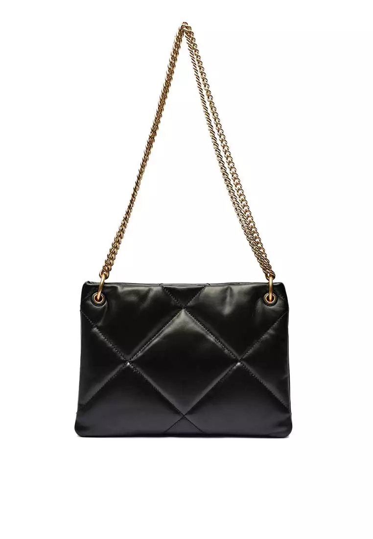 TORY BURCH Small Kira Diamond Quilt Shoulder Bag Black 161885 2026