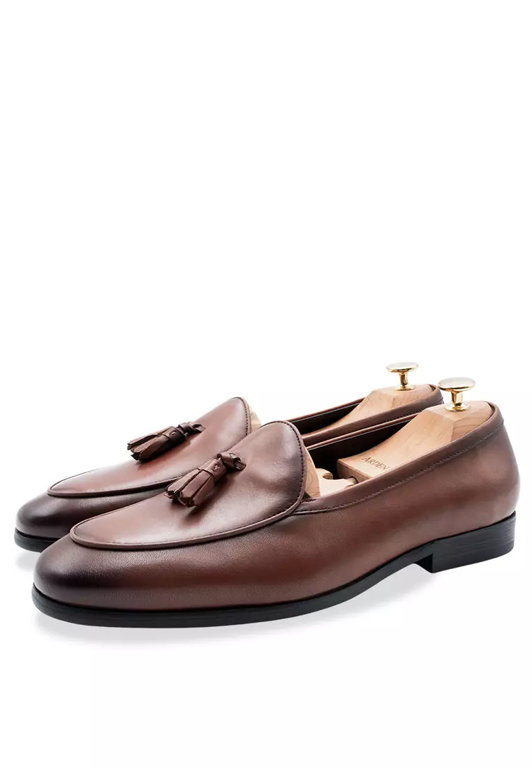 Esquel Chestnut Belgian Tassel Loafer