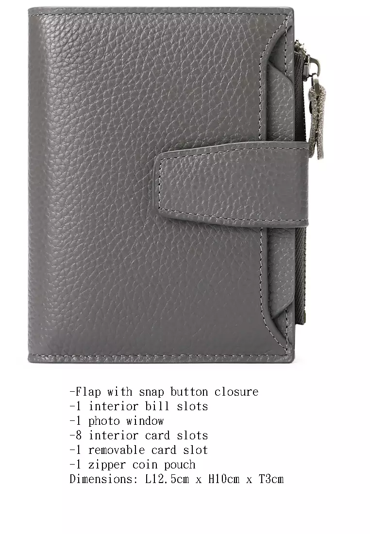 Pebbled Cow Leathers Short Wallet
