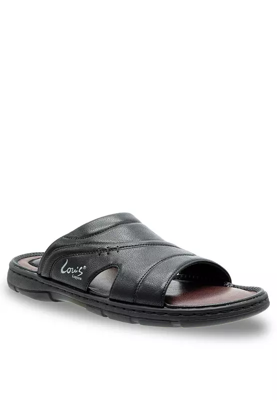 Slip On Faux Leather Classic Casual Sandals