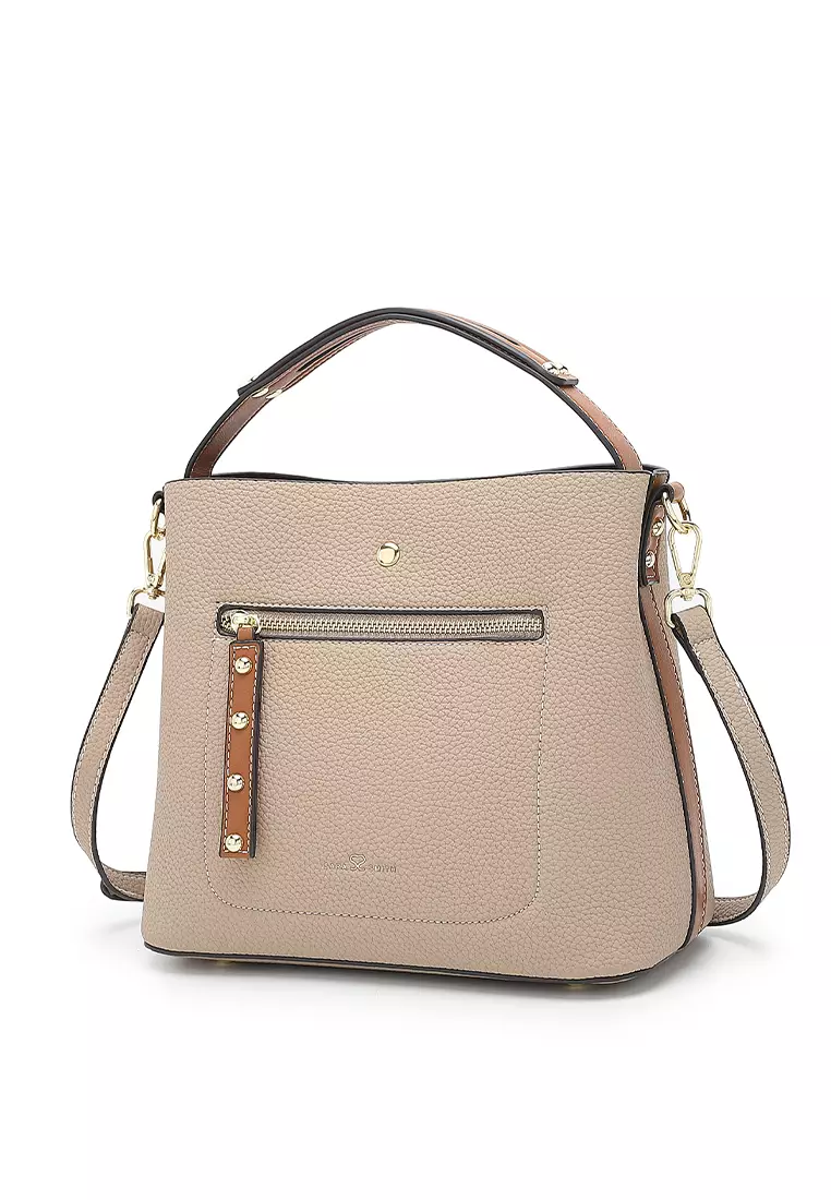 Women's Top Handle Bag / Sling Bag / Crossbody Bag - Khaki