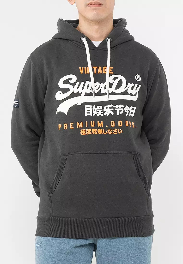 Polyester Cotton Heritage Hoodies Jual Superdry Classic Vl